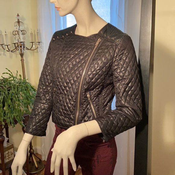 Studded Quilted Jacket - Picture 2 of 12